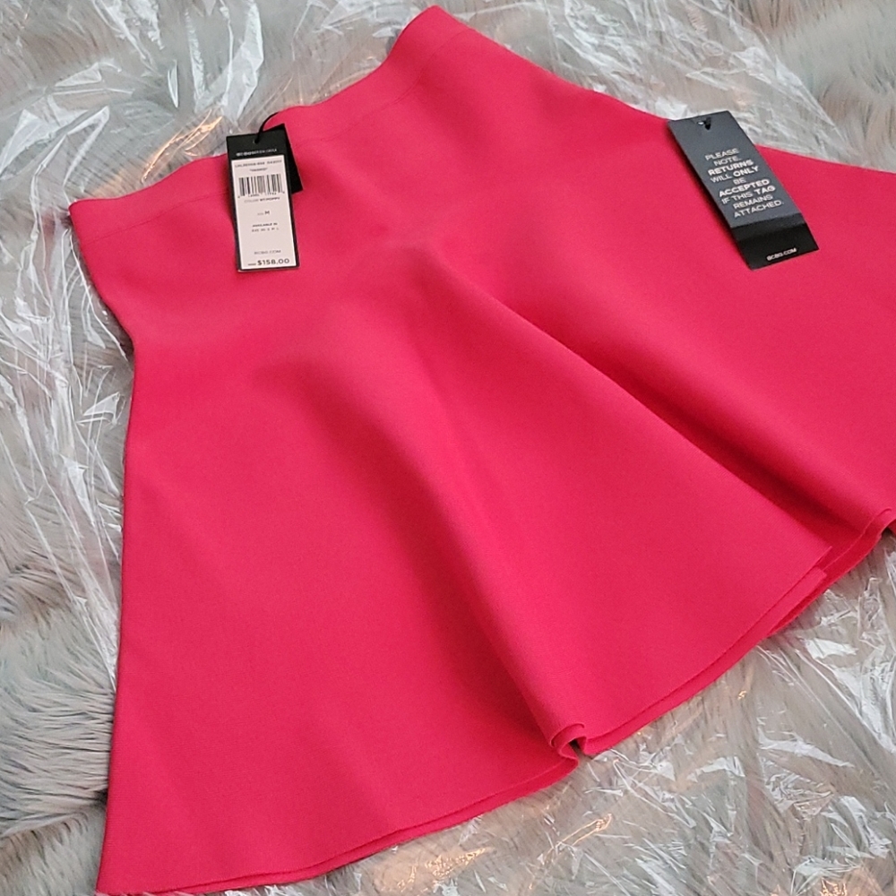 BCBGMAXAZRIA Ingrid Skirt Bright Poppy